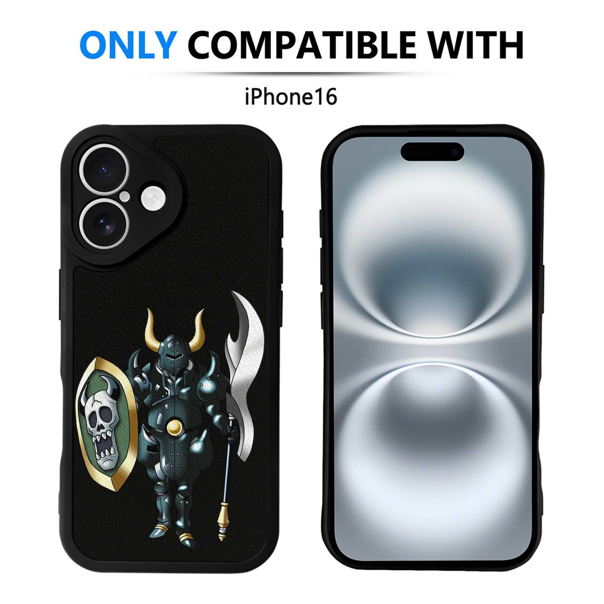 （画像用） ドラゴンクエスト Doragon Kuesuto Dragon Quest 【iPhone 16シリーズ対応】シリコンスマホケース（レザー調） 材質：シリコン